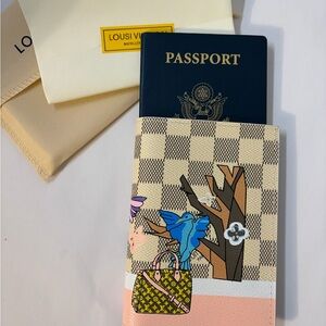 Louis Vuitton Pink Passport Holder